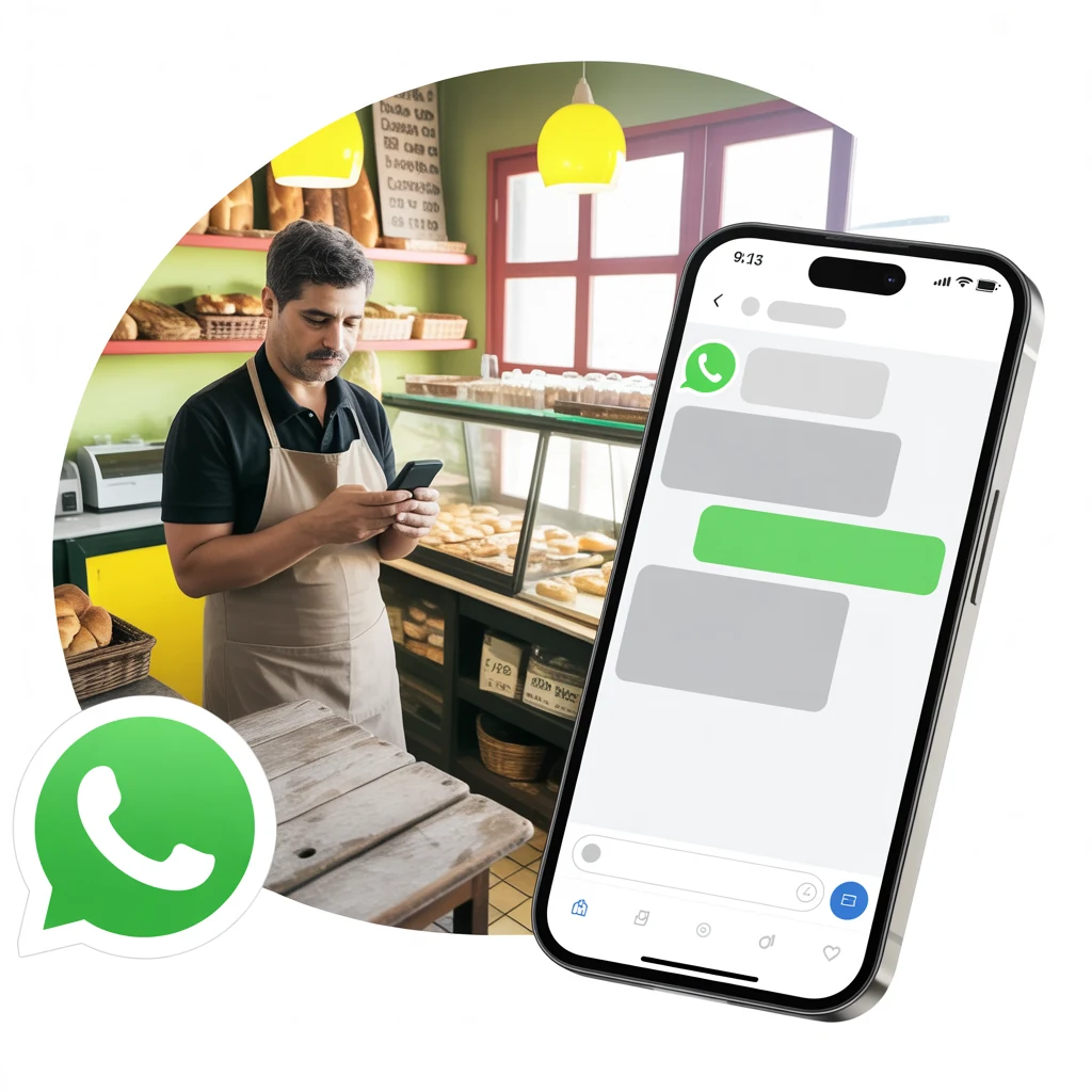 Empreendedor criando a conta modoPAG no celular, com modoTAP já ativo