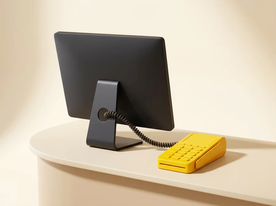 Sistema de caixa conectado ao Pin Pad TEF modoPAG — pagamento integrado à automação comercial